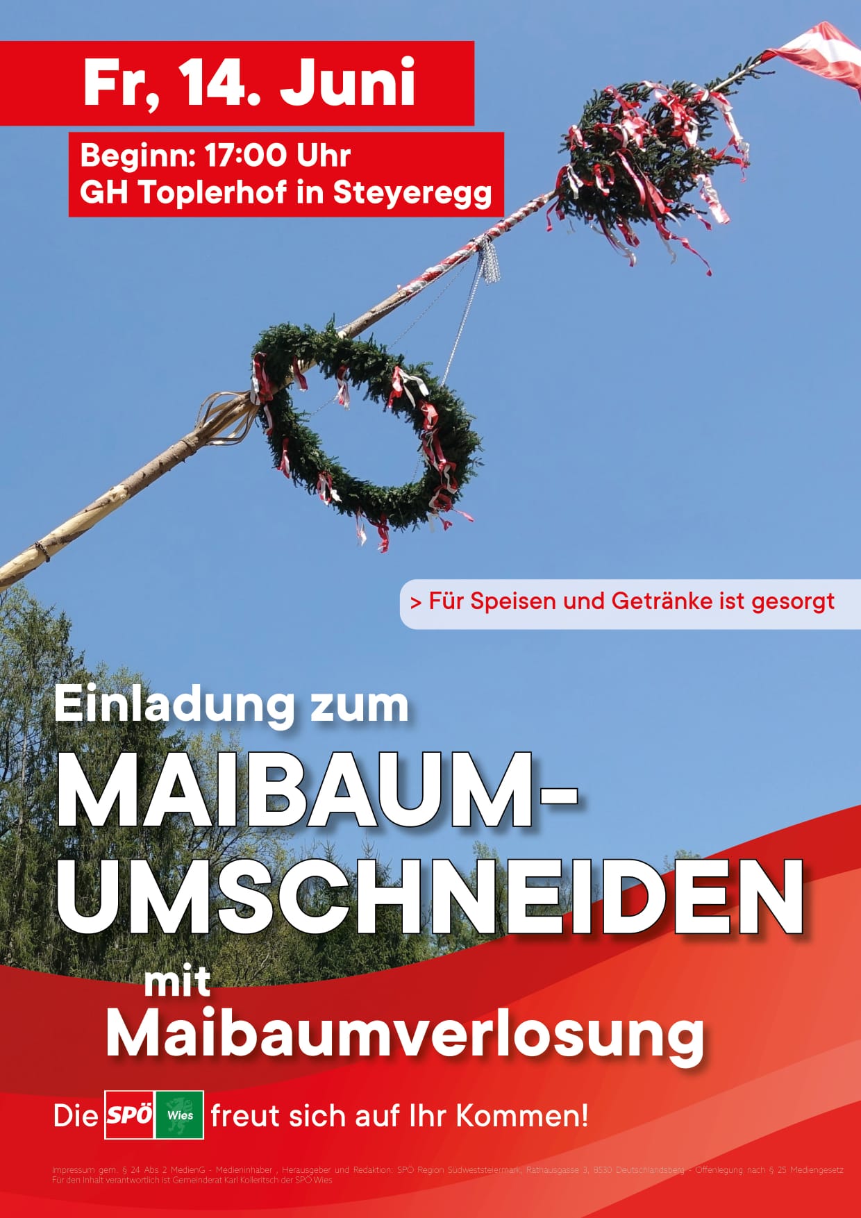 Maibaumumschneiden